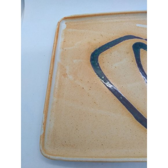 Beautiful Contemporary Modernist Rectangular Dish marked  WM Pulltight TN '03 - Picture 2 of 7